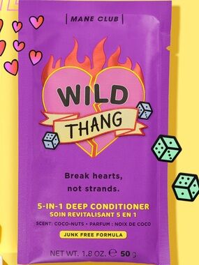 💜💈💜 Mane Club Wild Thang Strengthening Hair Mask 💜💈💜 NWT 💜💈💜